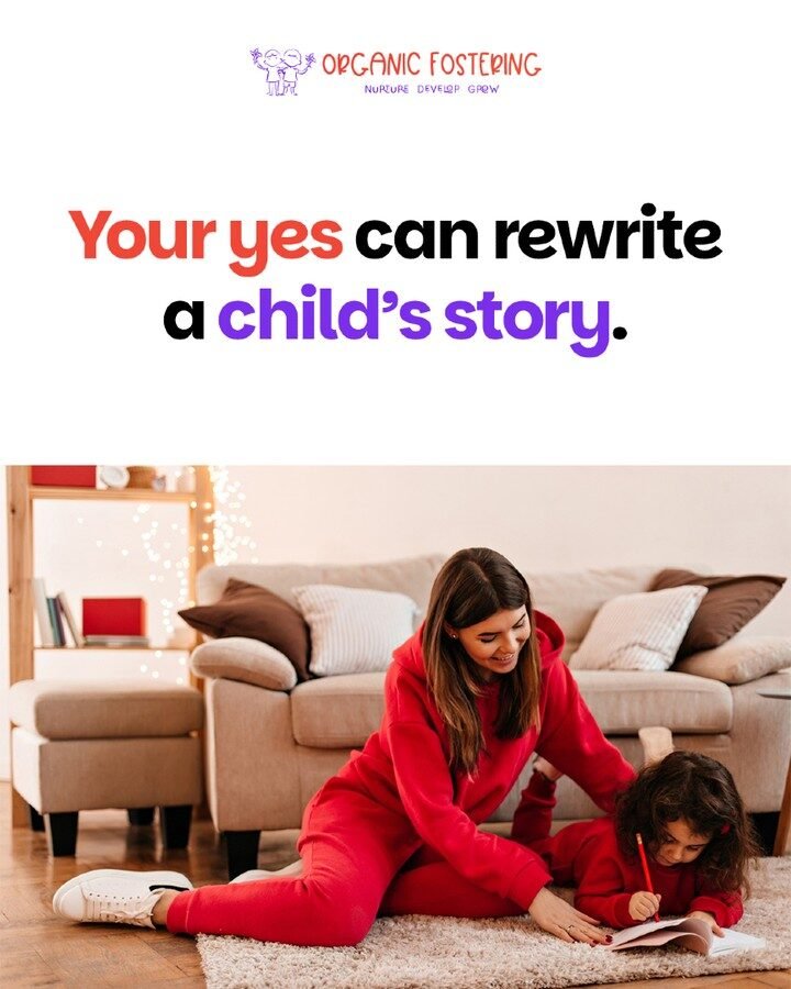 Organic Fostering social post