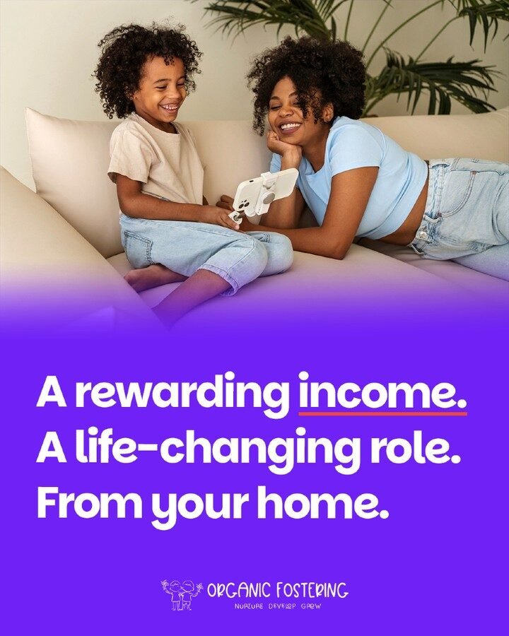 Organic Fostering social post