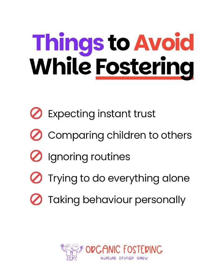 Organic Fostering social post