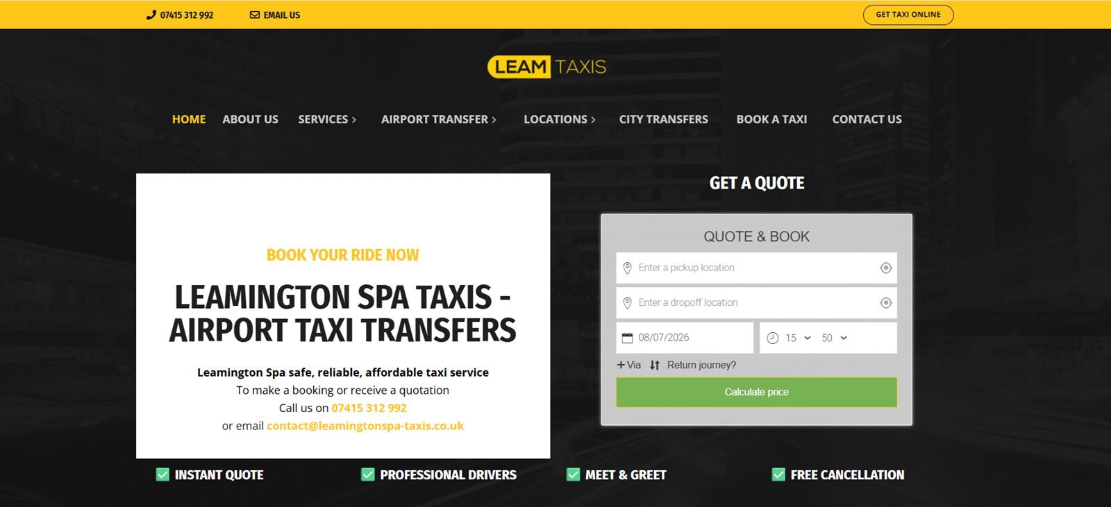 Leam Taxis work